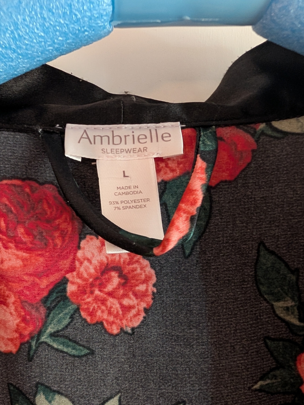 Women's floral sleepwear top